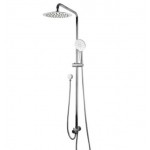 Aqua 10" Round Chrome Shower Station Top/Bottom Inlet